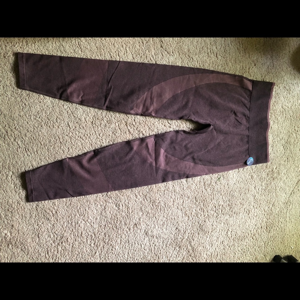 Pink! High waisted workout pants